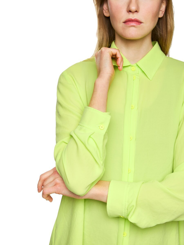 Geel blouse met knoopsluiting Marccain Sport 