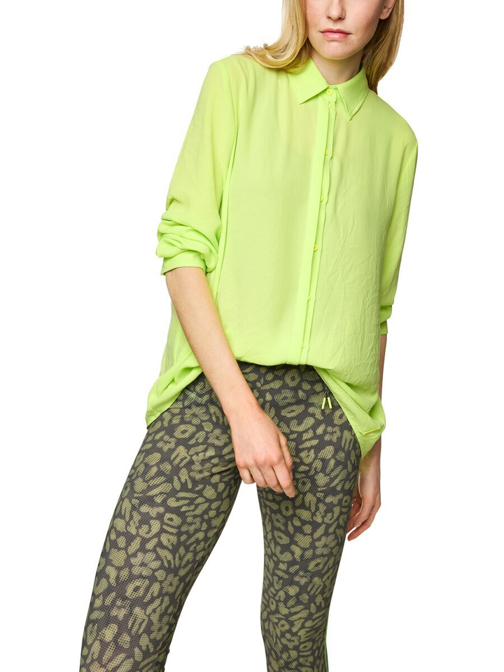 Geel blouse met knoopsluiting Marccain Sport 