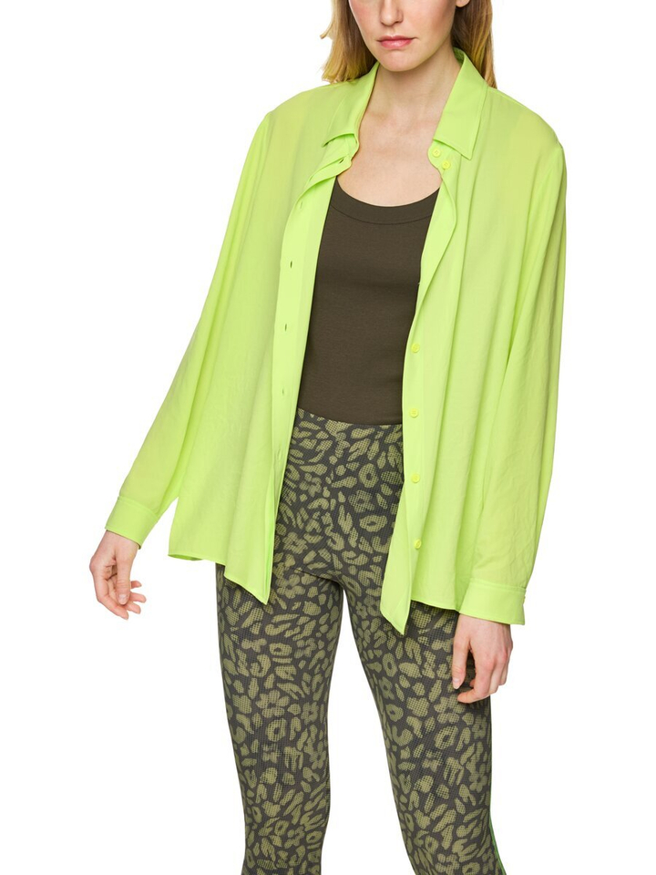 Geel blouse met knoopsluiting Marccain Sport 