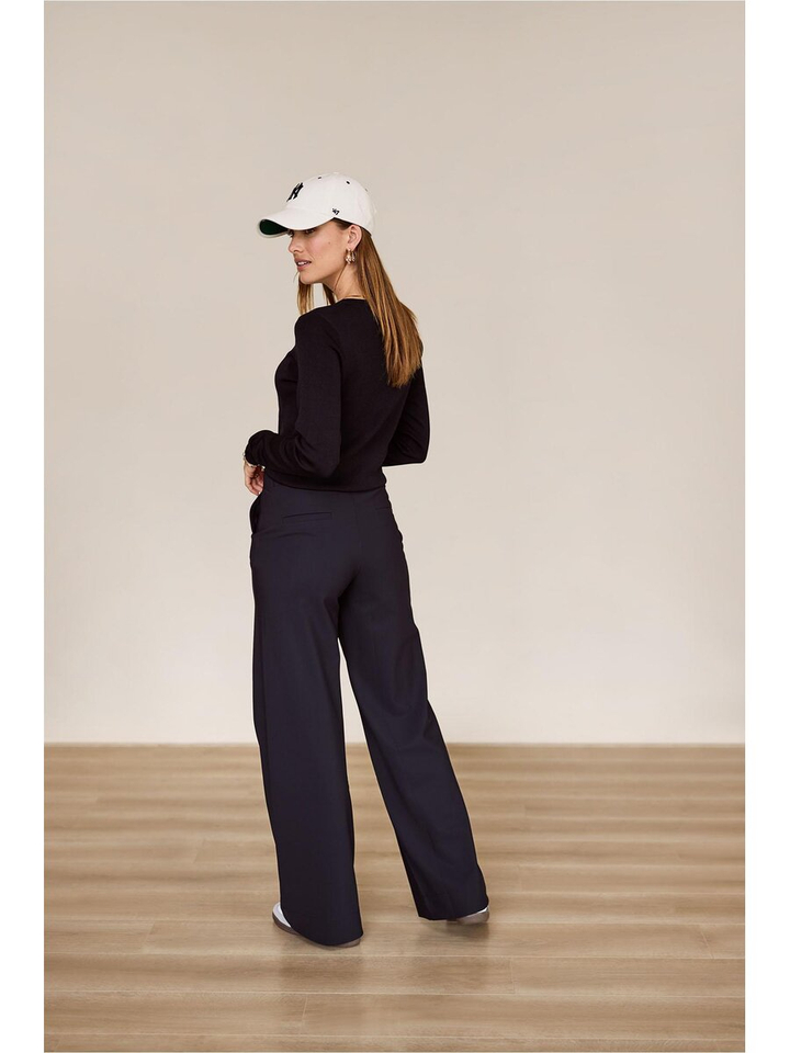 Zwarte wijde broek Lexie Studio Anneloes 