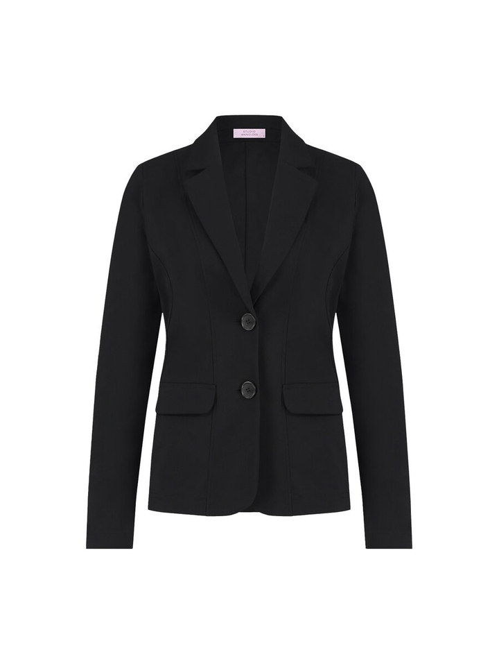 Zwarte blazer Clean Studio Anneloes