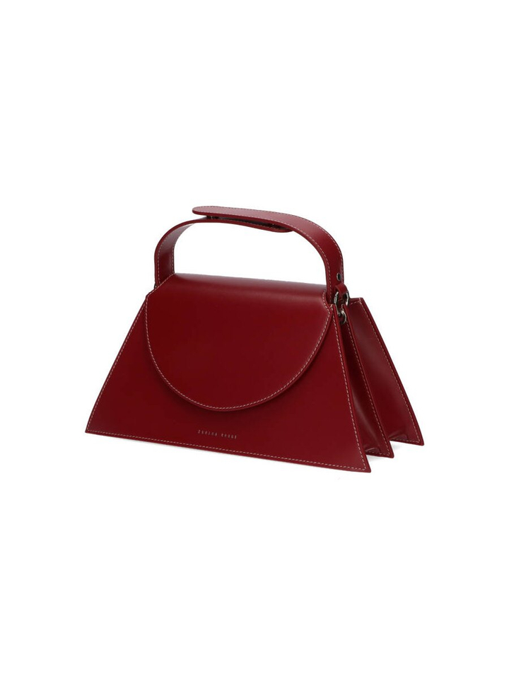 Bordeaux lederen handtas Helena Zarina Rouge