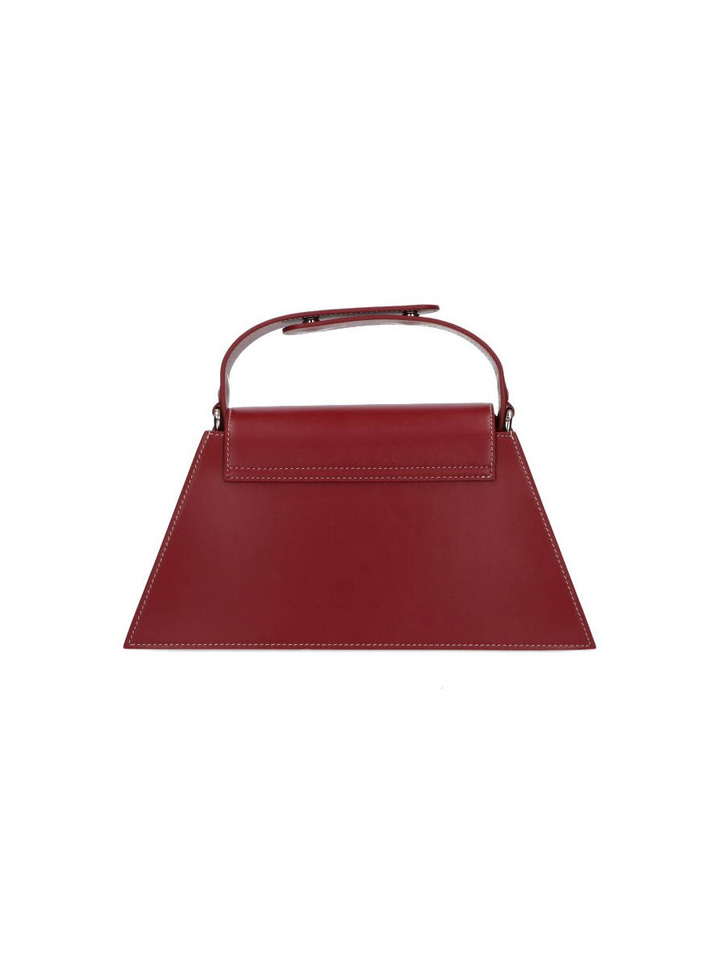 Bordeaux lederen handtas Helena Zarina Rouge