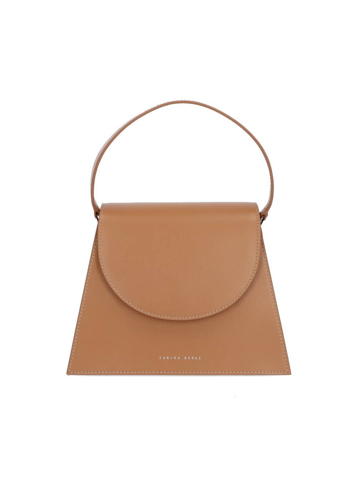 Cookie brown lederen handtas Suri Zarina Rouge