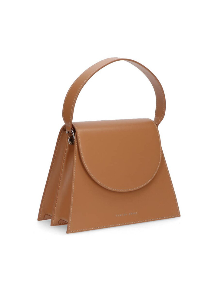 Cookie brown lederen handtas Suri Zarina Rouge