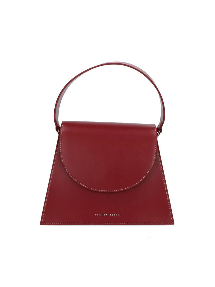 Bordeaux lederen handtas Suri Zarina Rouge