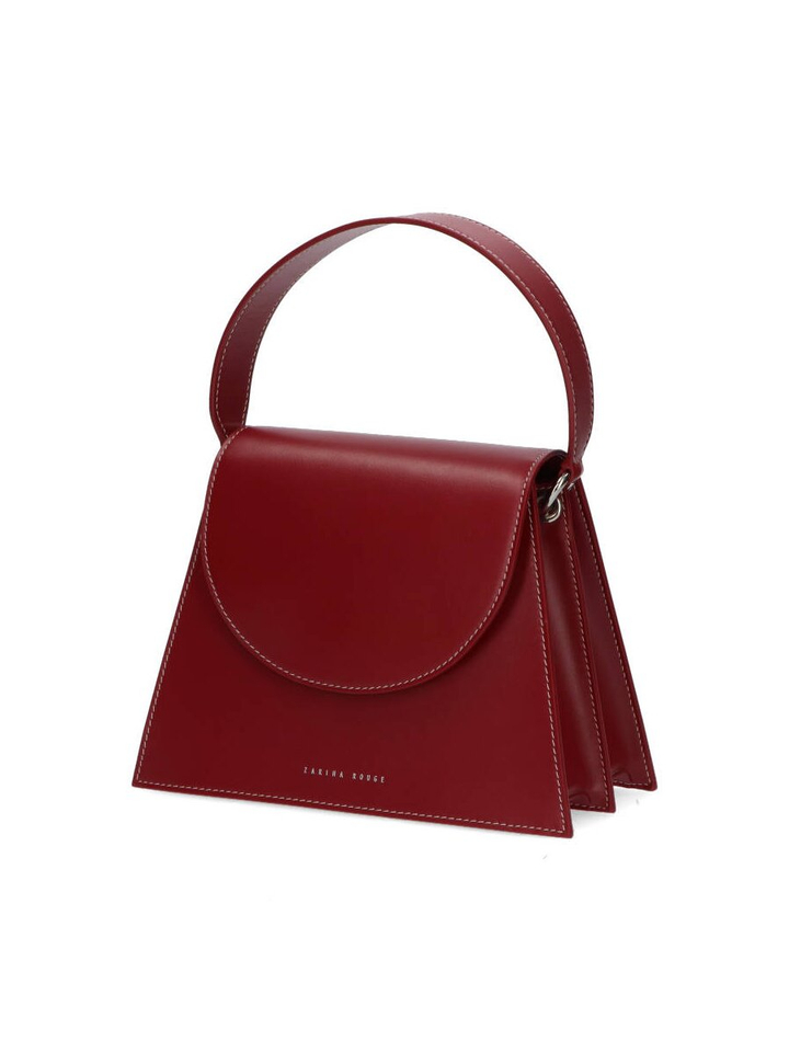 Bordeaux lederen handtas Suri Zarina Rouge
