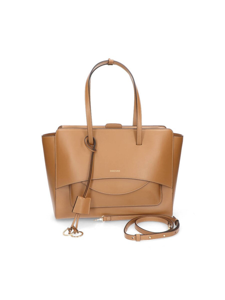 Caramel shopper Flap L Hidesins 