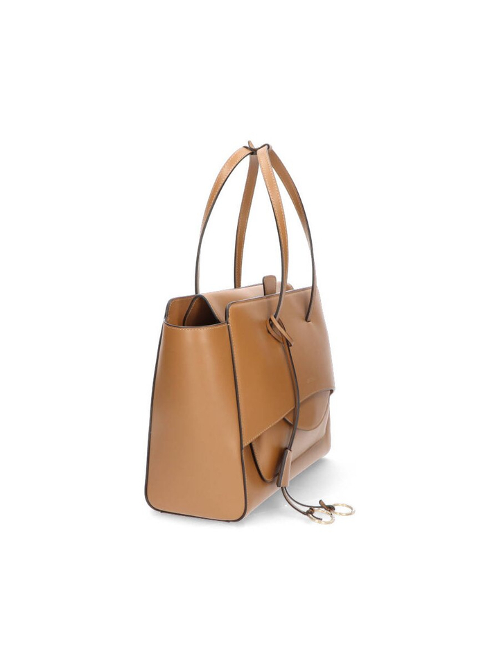 Caramel shopper Flap L Hidesins 