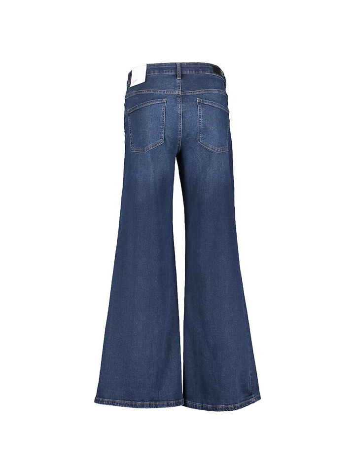 Donkerblauwe wide fit jeans Twiggy Wide Ichi