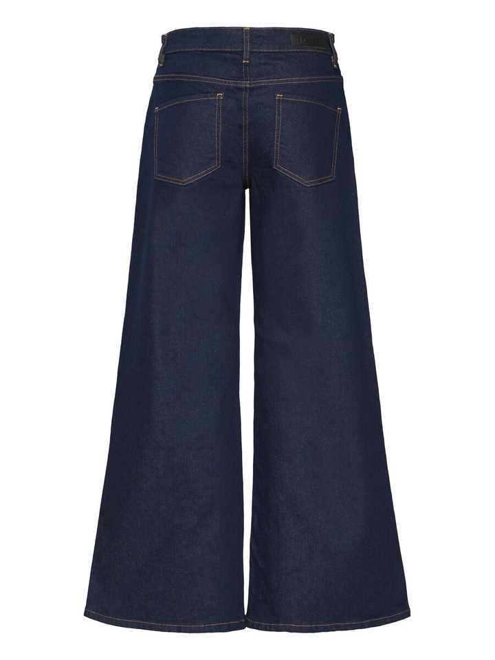 Donkerblauwe wide fit jeans Twiggy Wide Ichi