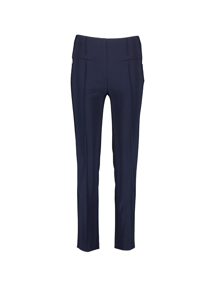 Donkerblauwe lange Broek met Ritsjes Joseph Ribkoff