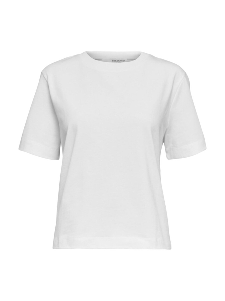 Bright White t-shirt Selected 