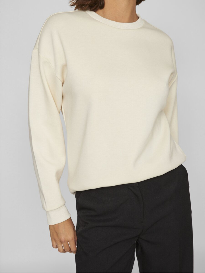 Ecru sweater Visandy Vila