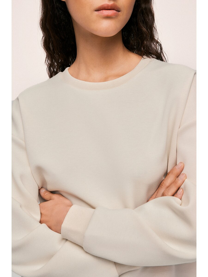 Ecru sweater Visandy Vila