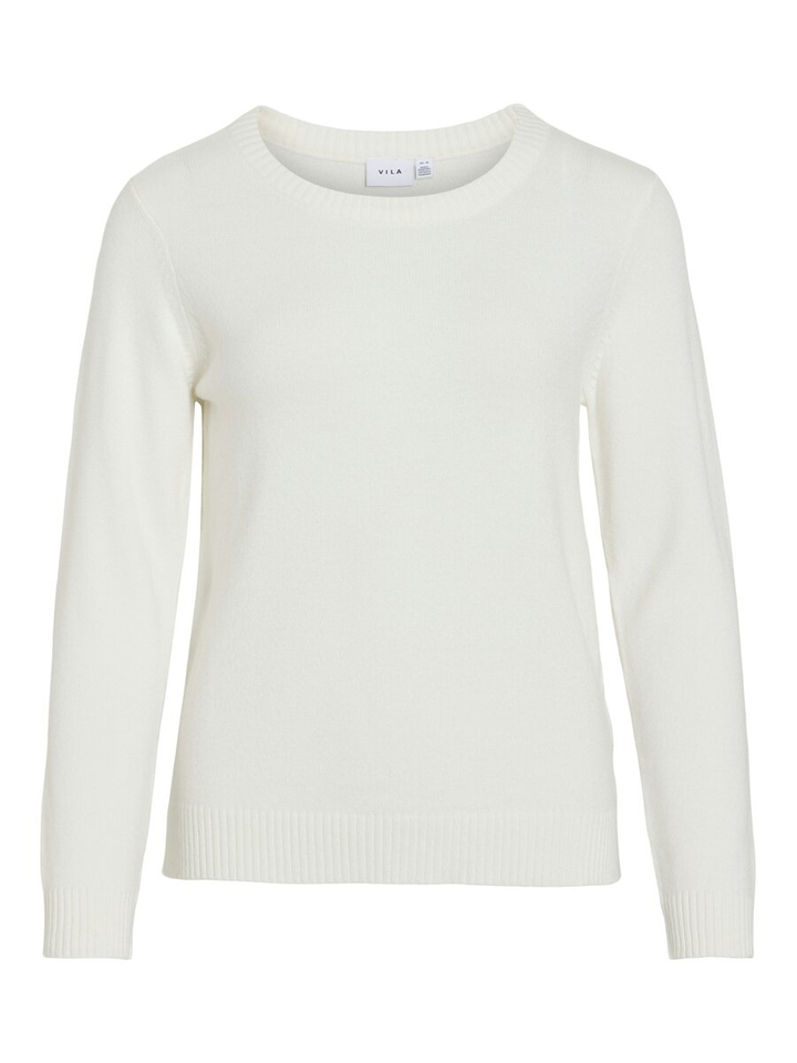 Witte trui met ronde hals Viril Vila