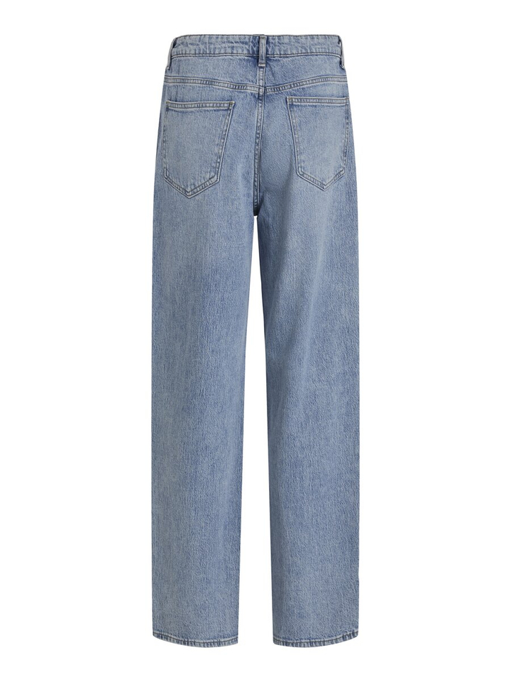 Blauwe straight jeans Vila