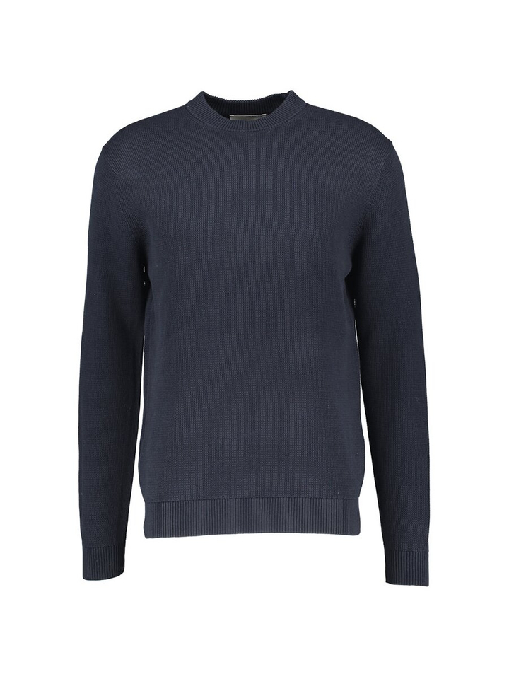 Blauwe sky captain pull met ronde hals Selected 