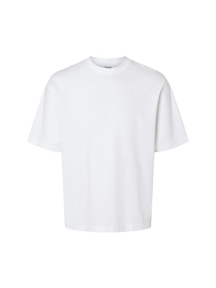 Witte effen t-shirt Selected