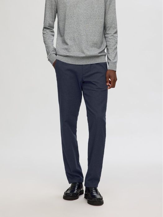 Blauwe chino Selected