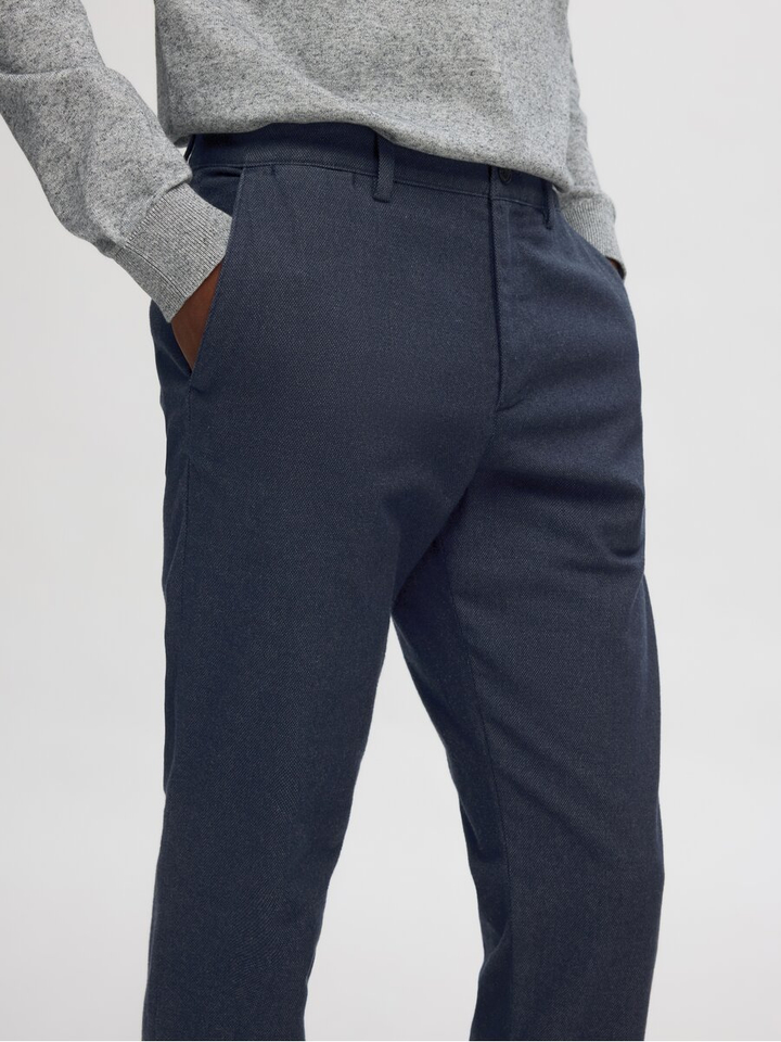 Blauwe chino Selected 