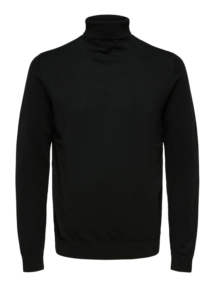 Zwarte trui met rolkraag Selected 
