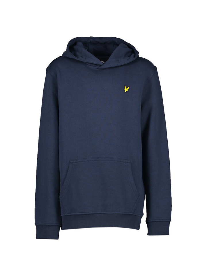 Donkerblauwe sweater met kap Lyle&Scott 
