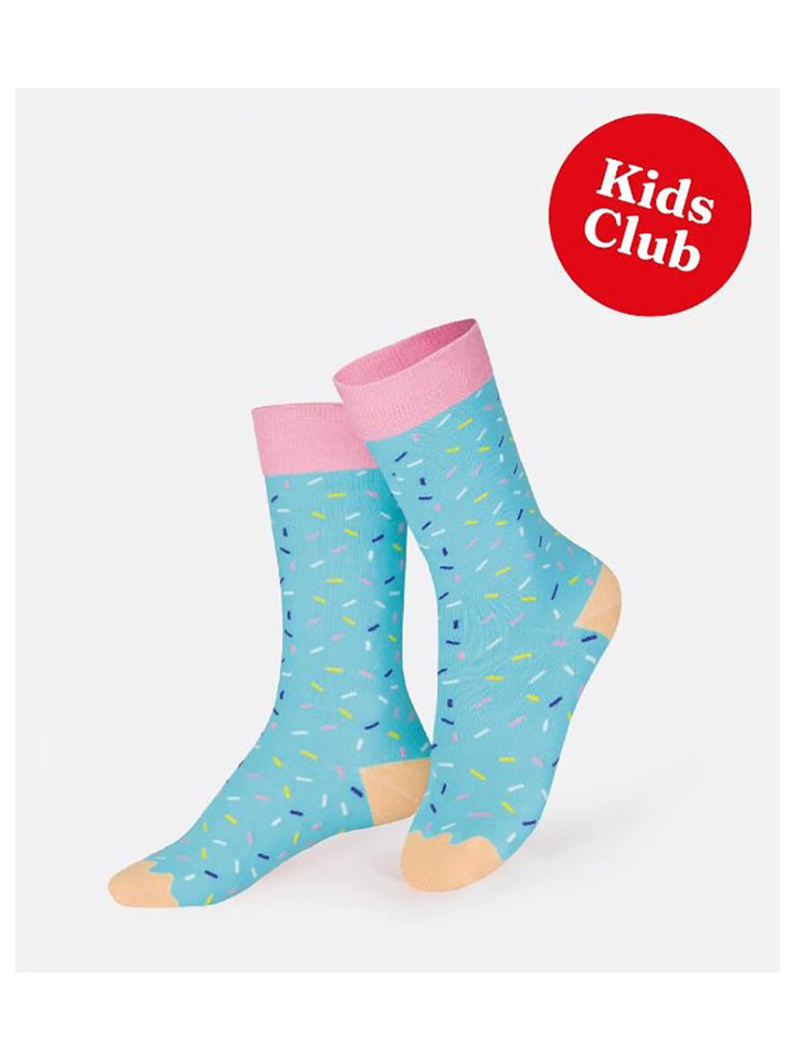 Joe"s donut kids blue Eat My Socks