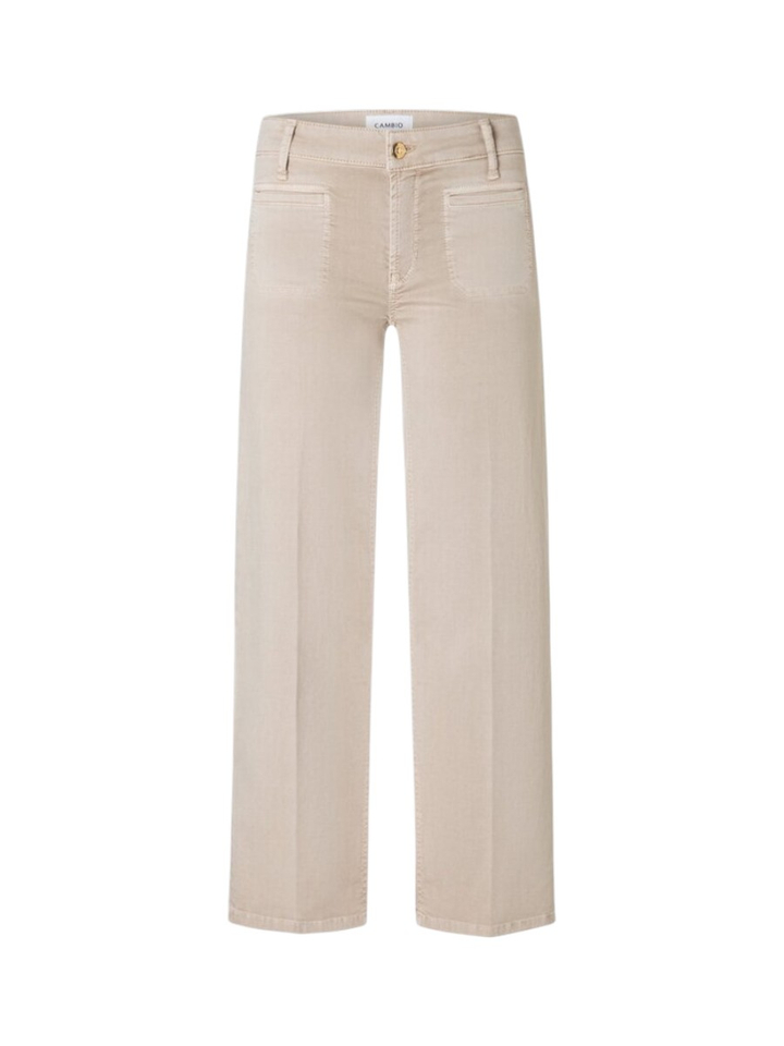 Beige cropped broek Tess Croped Cambio