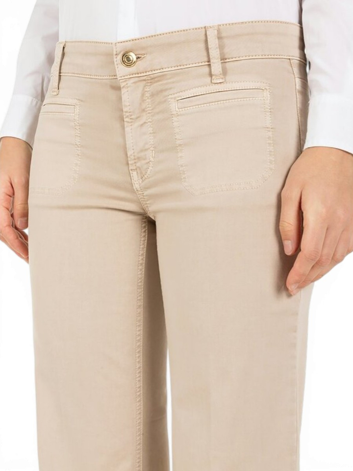 Beige cropped broek Tess Croped Cambio
