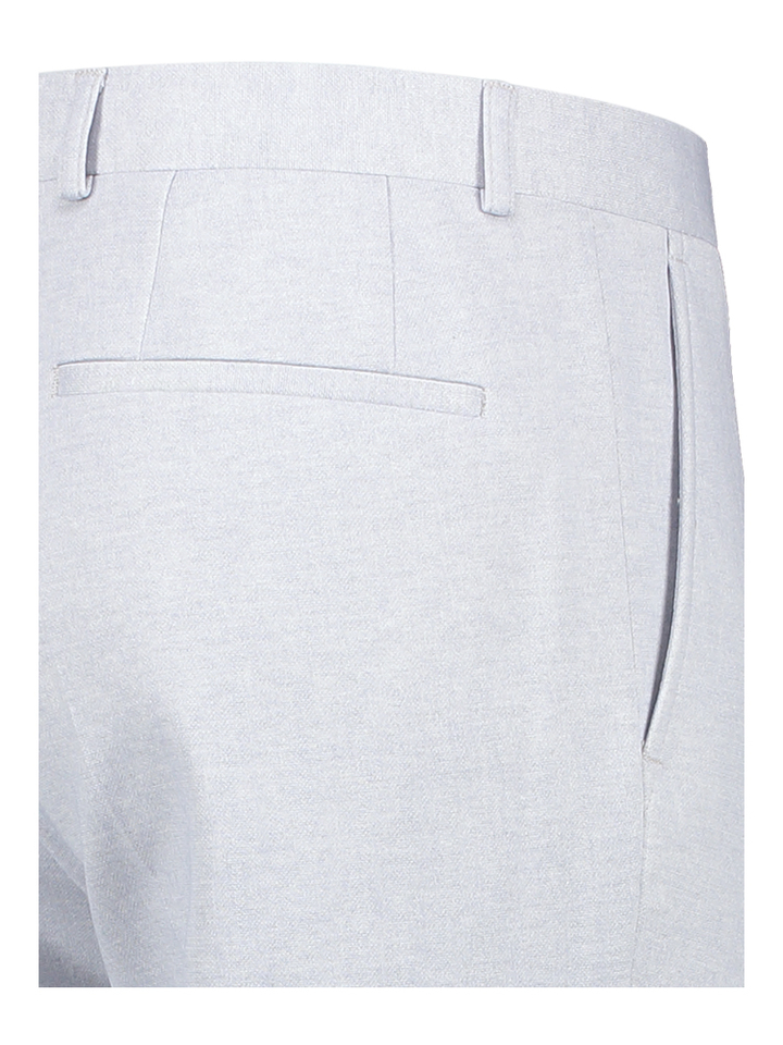 Blauwe slim fit broek lichte structuur Roy Robson