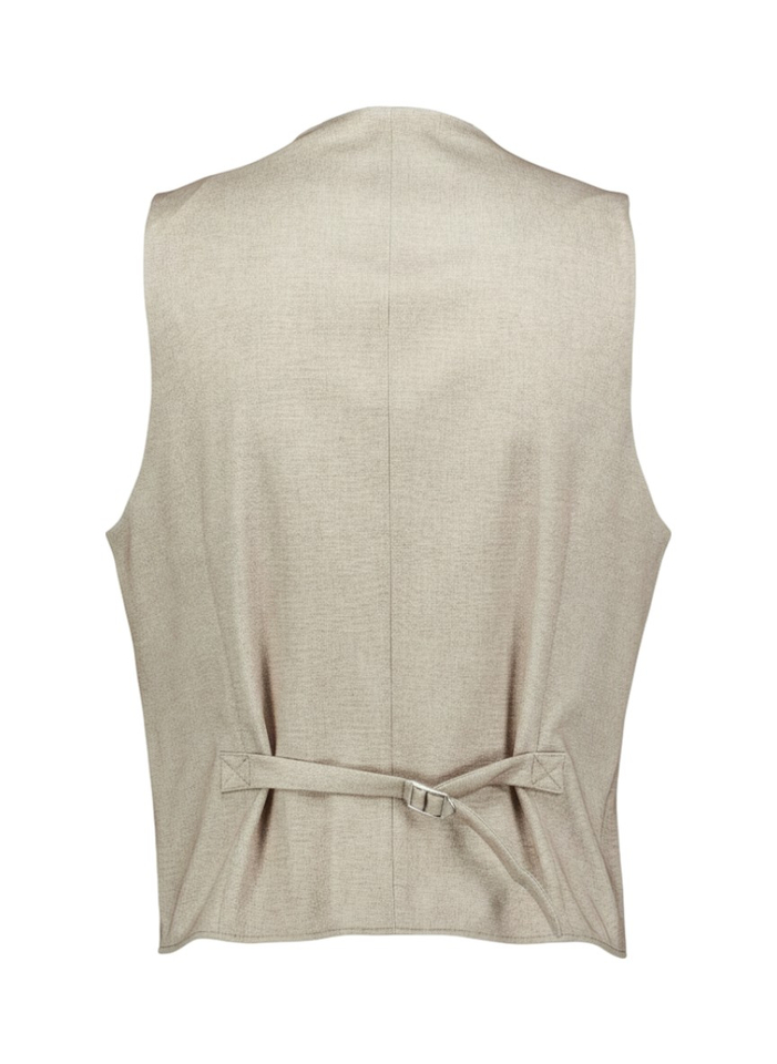 Beige Kostuum gilet Weste Roy Robson