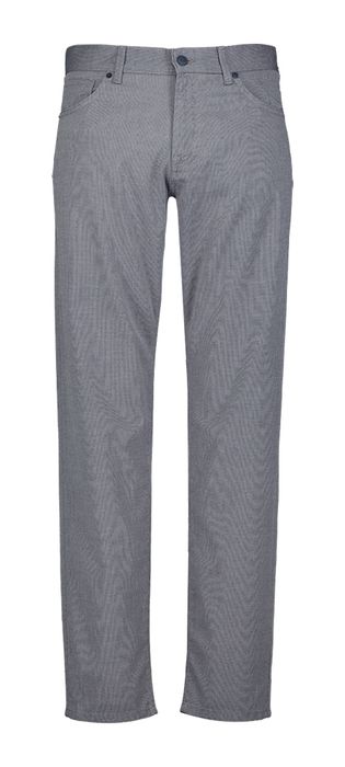 Blauw grijze broek met structuur Maine Hugo Boss