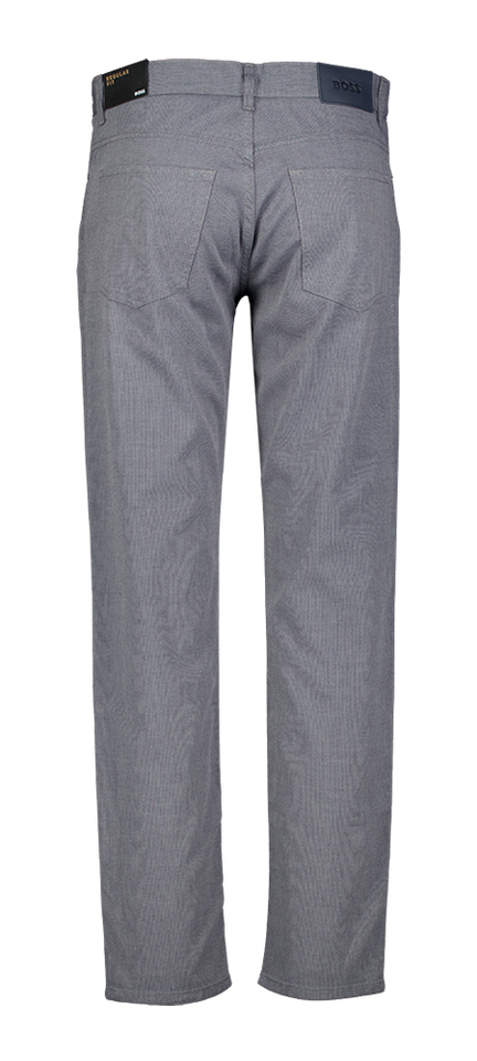 Blauw grijze broek met structuur Maine Hugo Boss
