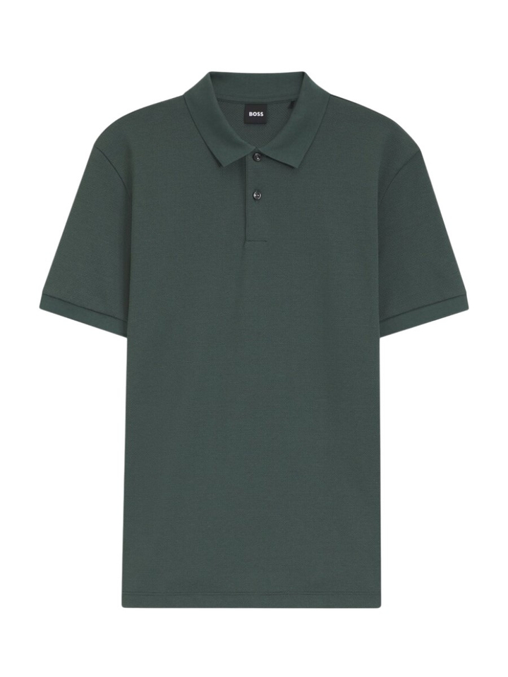 Groen polo met structuur Parlay Hugo Boss 
