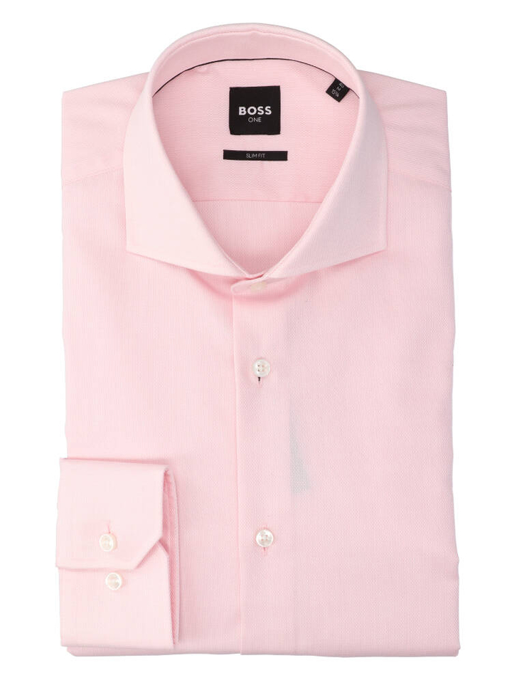 Rpze katoenen hemd (slim fit) met lange mouwen Hugo Boss 