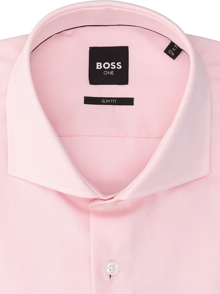Rpze katoenen hemd (slim fit) met lange mouwen Hugo Boss 