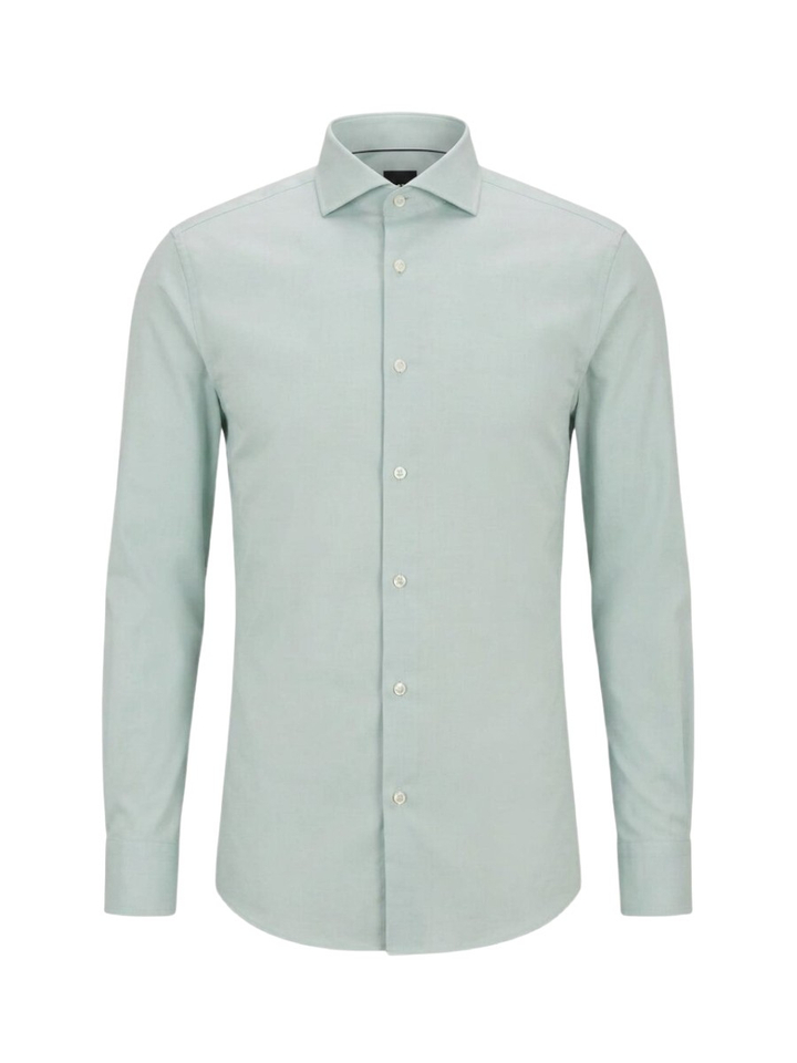 Open green hemd (slim fit) met lange mouwen Hugo Boss