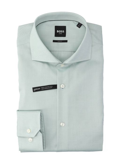 Open green hemd (slim fit) met lange mouwen Hugo Boss