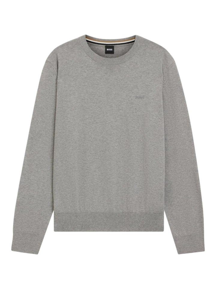 Grijze trui met ronde hals Hugo Boss