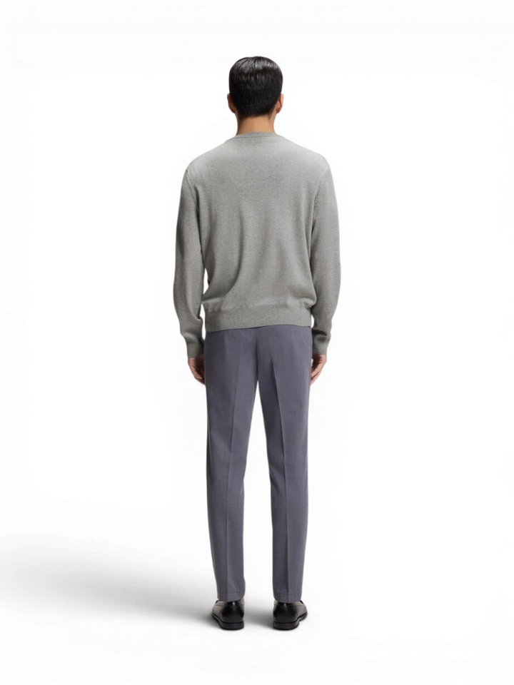 Grijze trui met ronde hals Hugo Boss