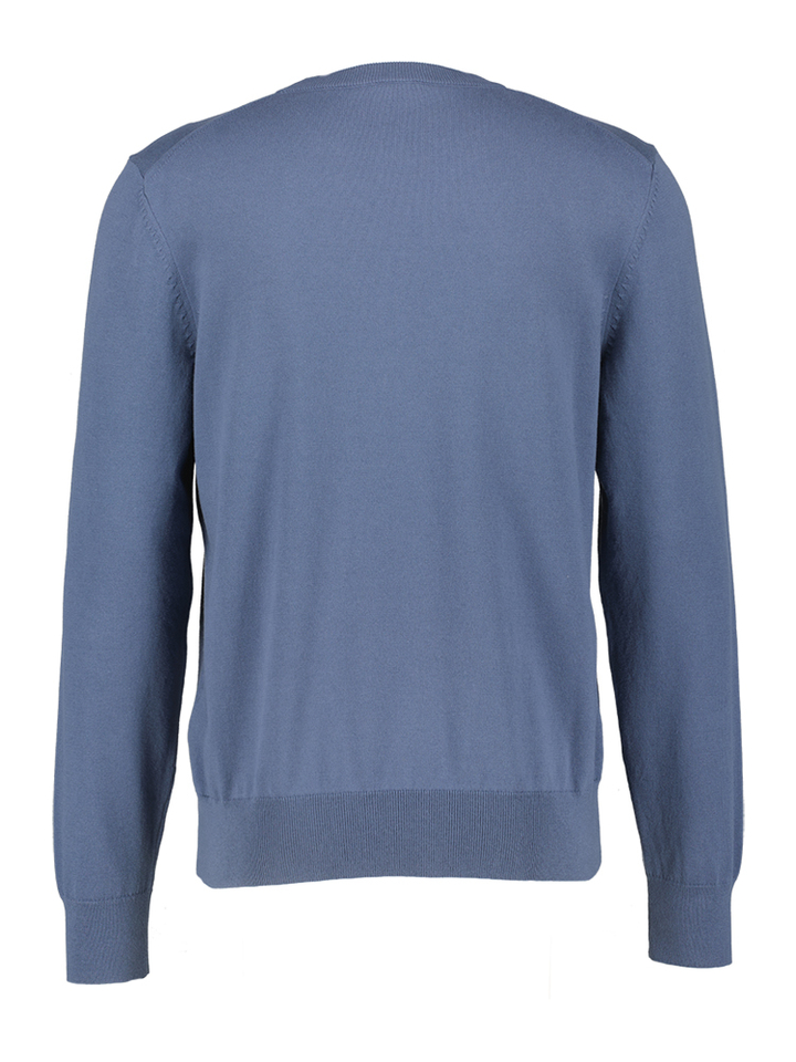 Blauwe trui met ronde hals Hugo Boss