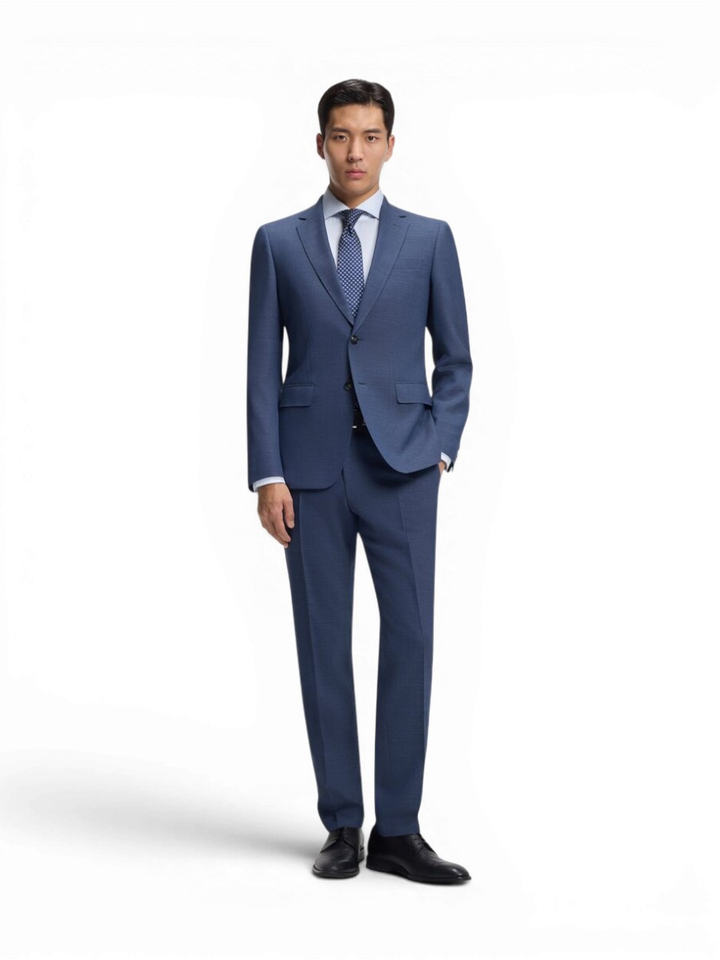Blauw 2-delig kostuum Hugo Boss