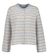 Blauw beige gestreepte cardigan Selected 