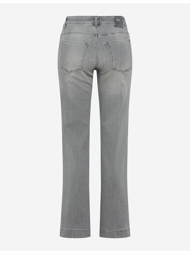 Grijze wide leg fit jeans Maine Brax