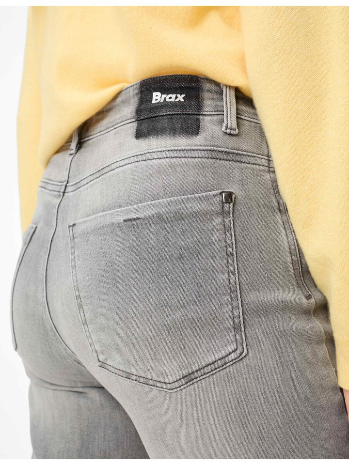 Grijze wide leg fit jeans Maine Brax