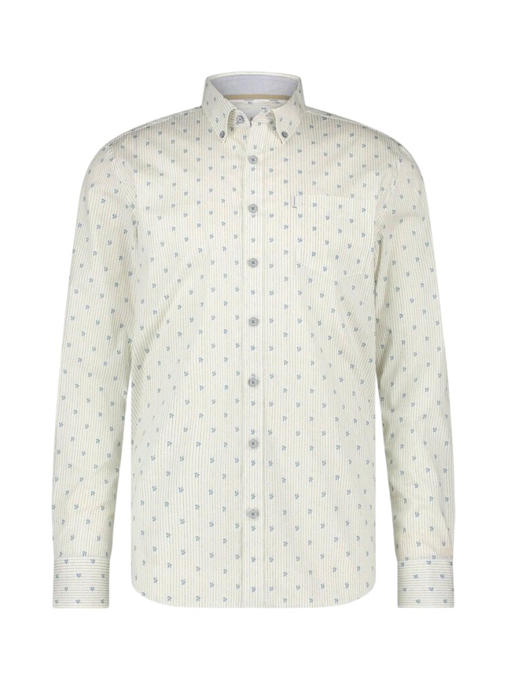 Print katoenen hemd (regular fit) met lange mouwen State Of Art
