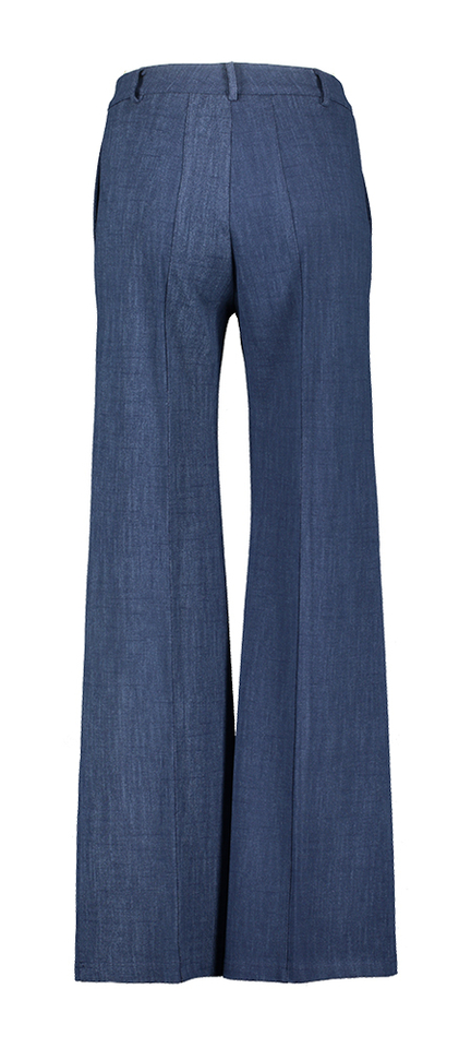 Blauwe losvallende broek Rinascimento