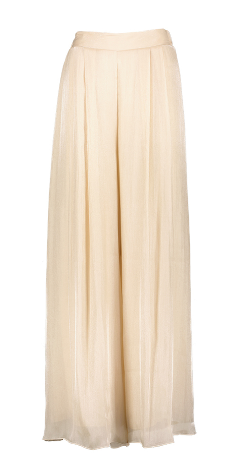 Beige geklede plooibroek Rinaschimento 