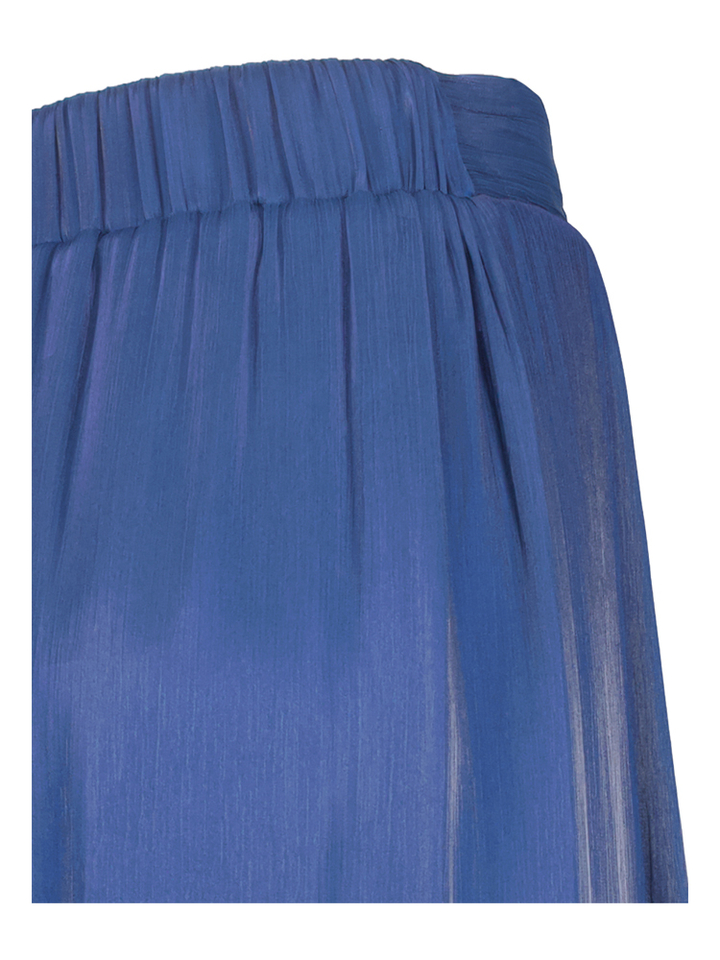 Blauwe geklede plooibroek Rinaschimento 